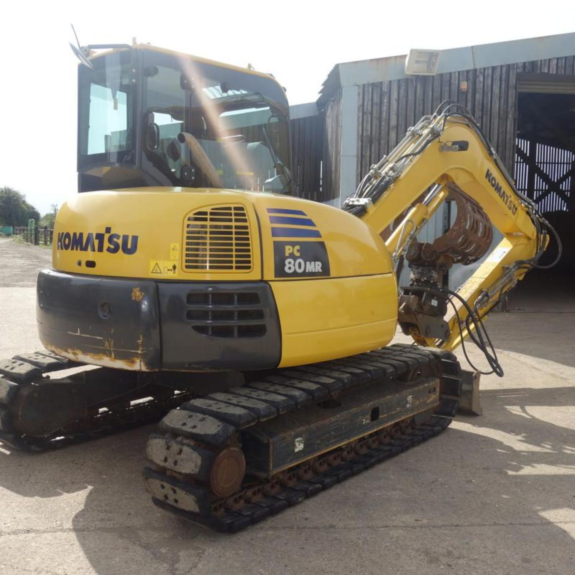 2011 Komatsu PC80-3 Zero Swing Digger, 3118 Hours - Bild 4 aus 9