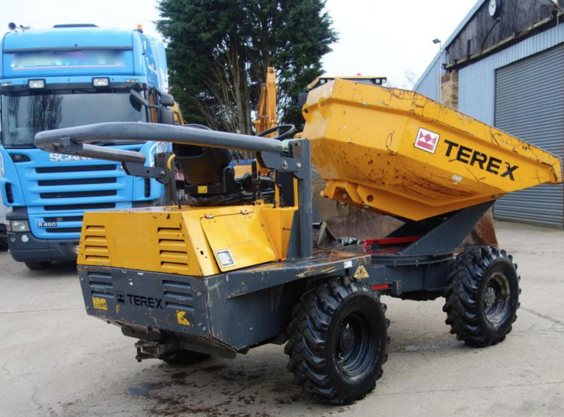 2012 Terex 3 Ton Swivel Dumper, 962 Hours