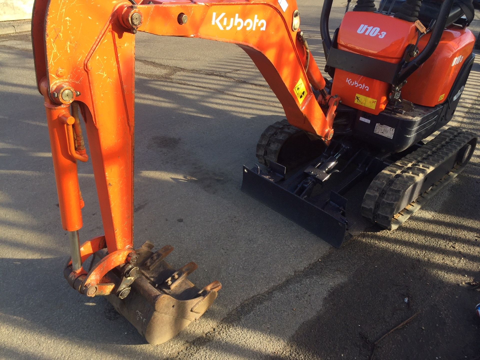 Kubota U10-3 Mini Digger - Image 3 of 5