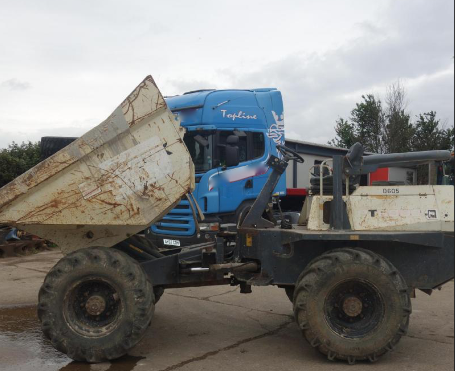 2007 Terex 6 Ton Skip Dumper, 3593 Hours - Bild 2 aus 10