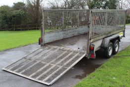Indespension Twin Axle 2000kg Caged Trailer