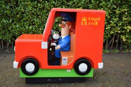Postman Pat Child's Coin Operated Ride On Arcade Machine.