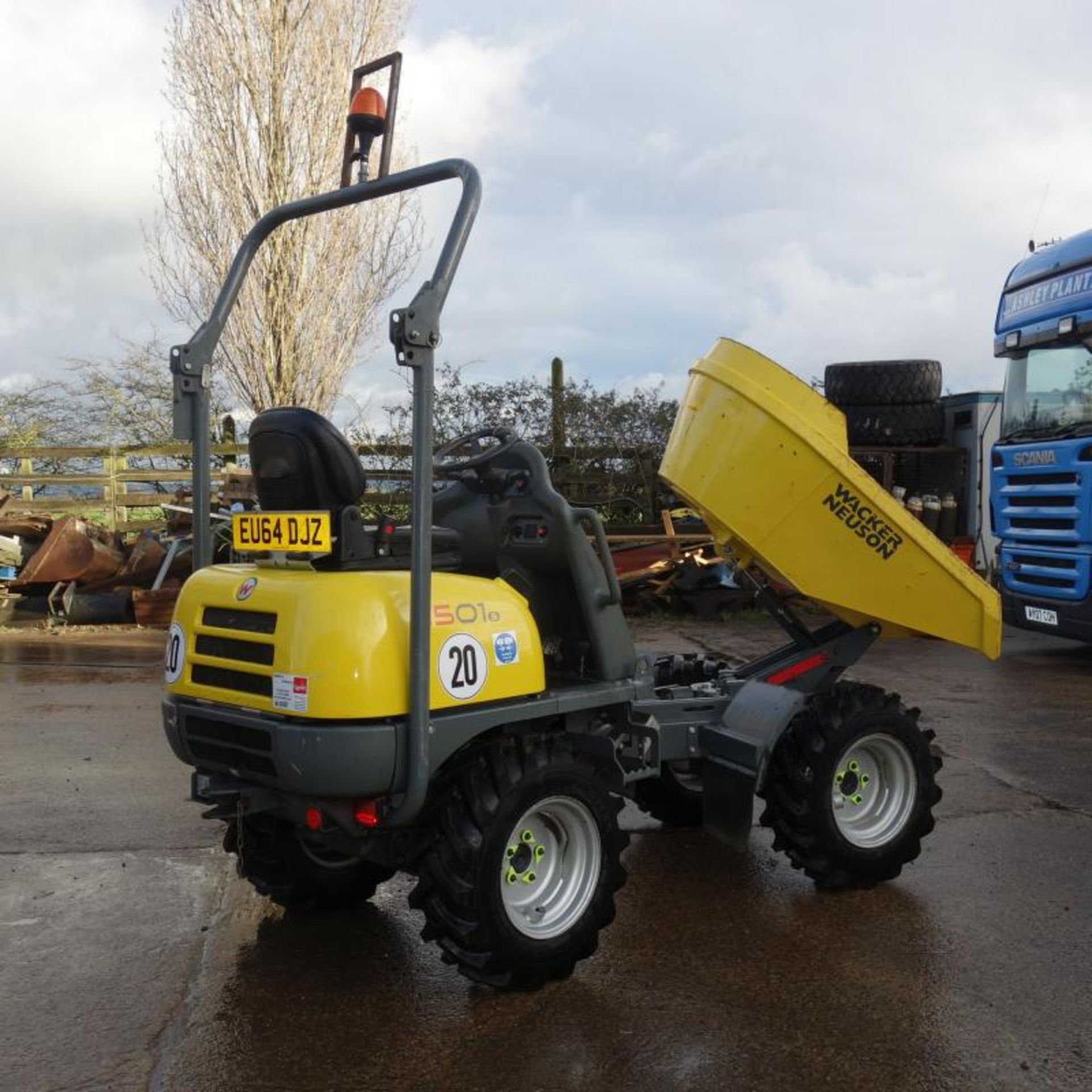 2015 WACKER NEUSON 1501S SWIVEL DUMPER, 482 HOURS FROM NEW - Bild 3 aus 11