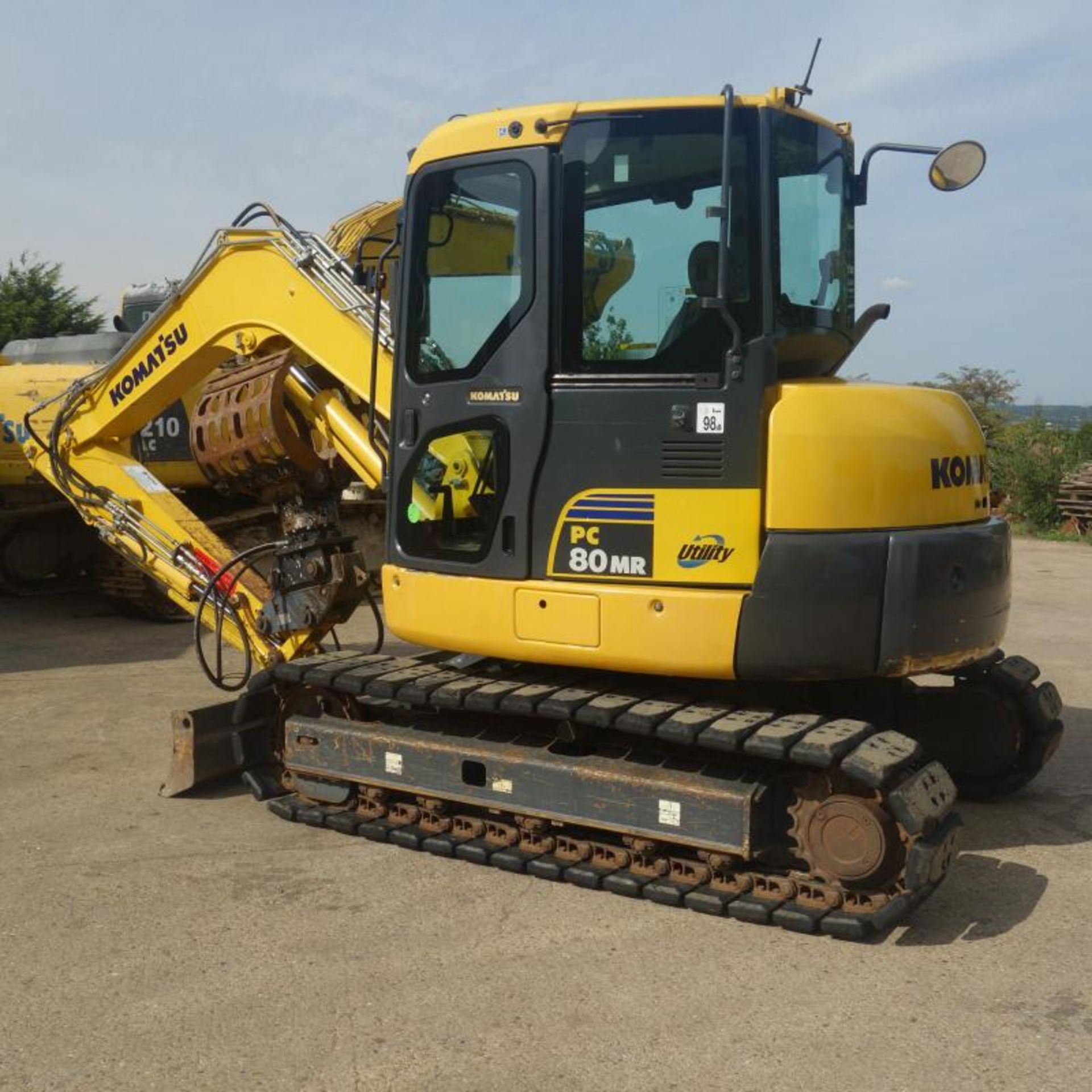 2011 Komatsu PC80-3 Zero Swing Digger, 3118 Hours - Image 3 of 9