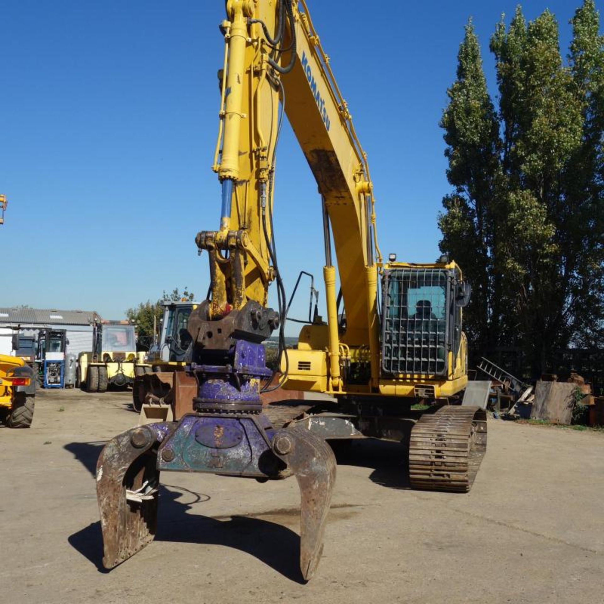 2008 KOMATSU PC210LC WAST HANDLER, 15000 HOURS FROM NEW - Image 2 of 14