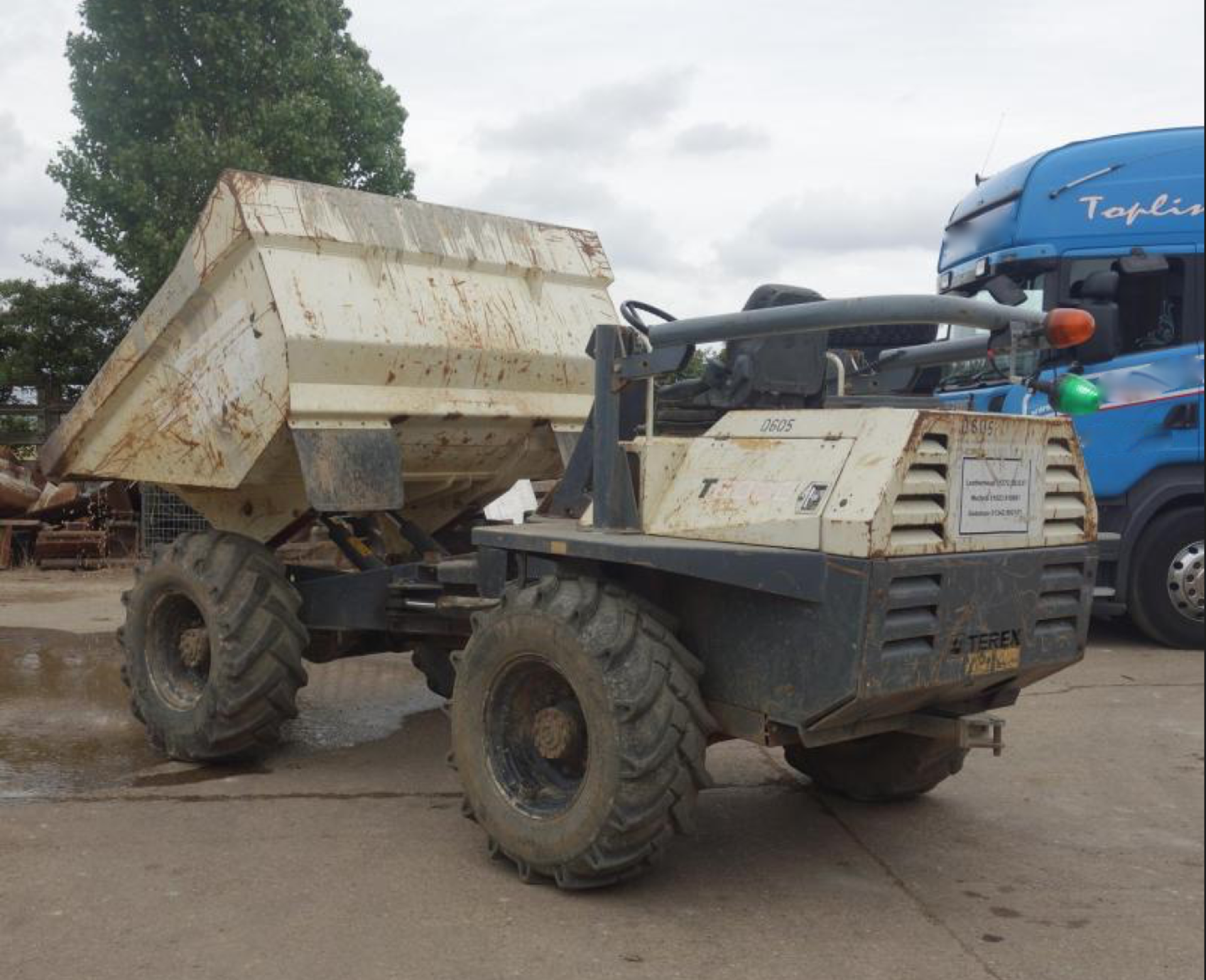 2007 Terex 6 Ton Skip Dumper, 3593 Hours - Image 6 of 10