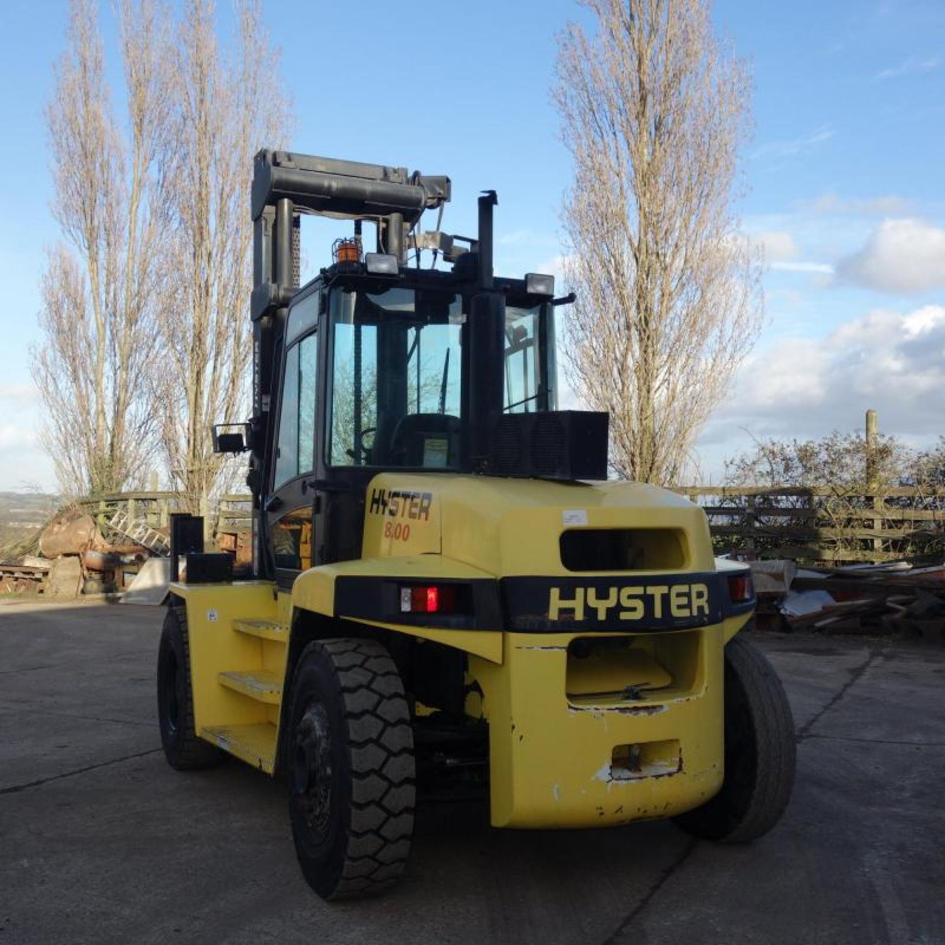 2005 HYSTER H8.00XM 8 TON FORKLIFT, 7325 HOURS FROM NEW - Image 4 of 11