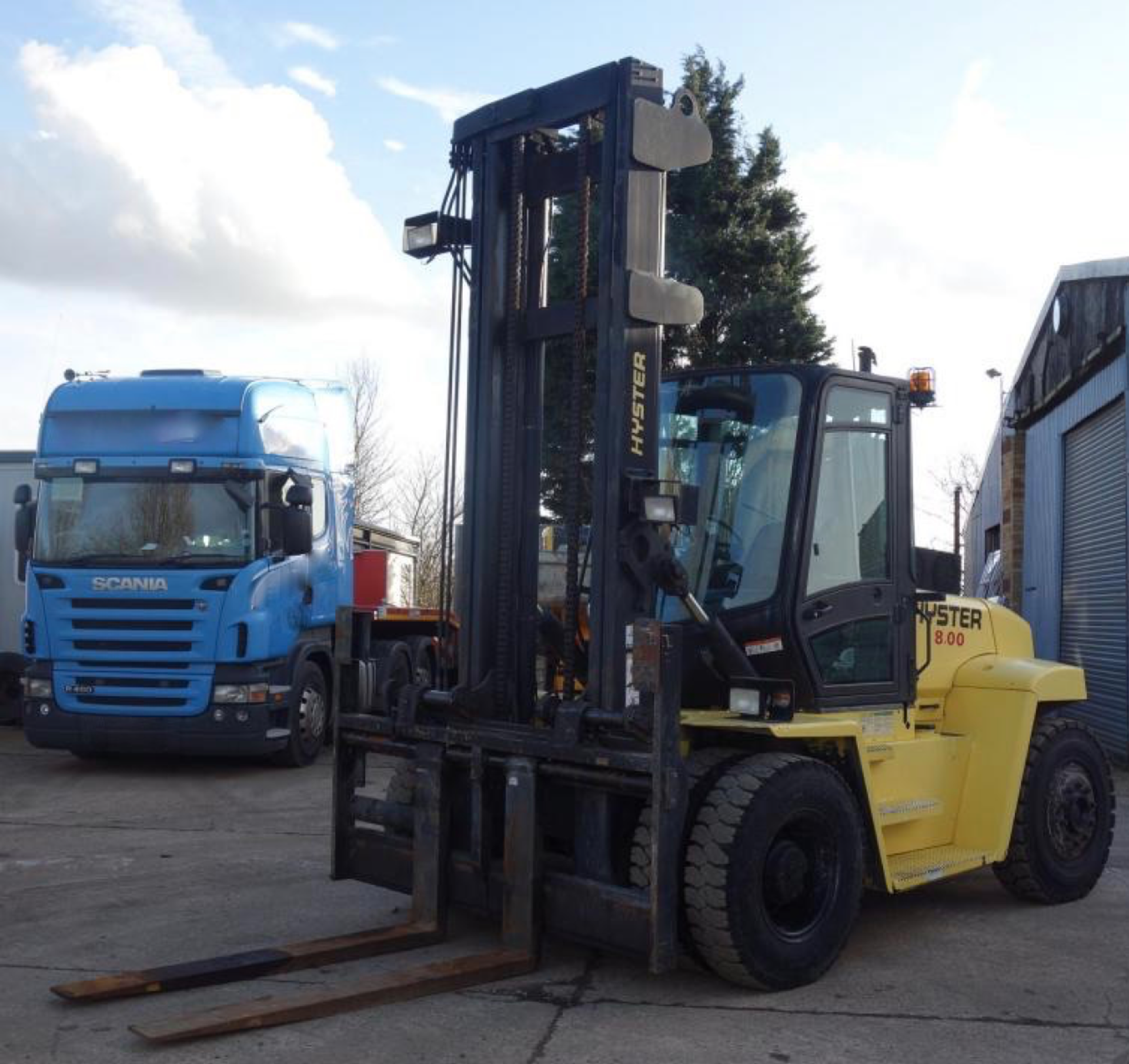 2005 HYSTER H8.00XM 8 TON FORKLIFT, 7325 HOURS FROM NEW - Bild 2 aus 11