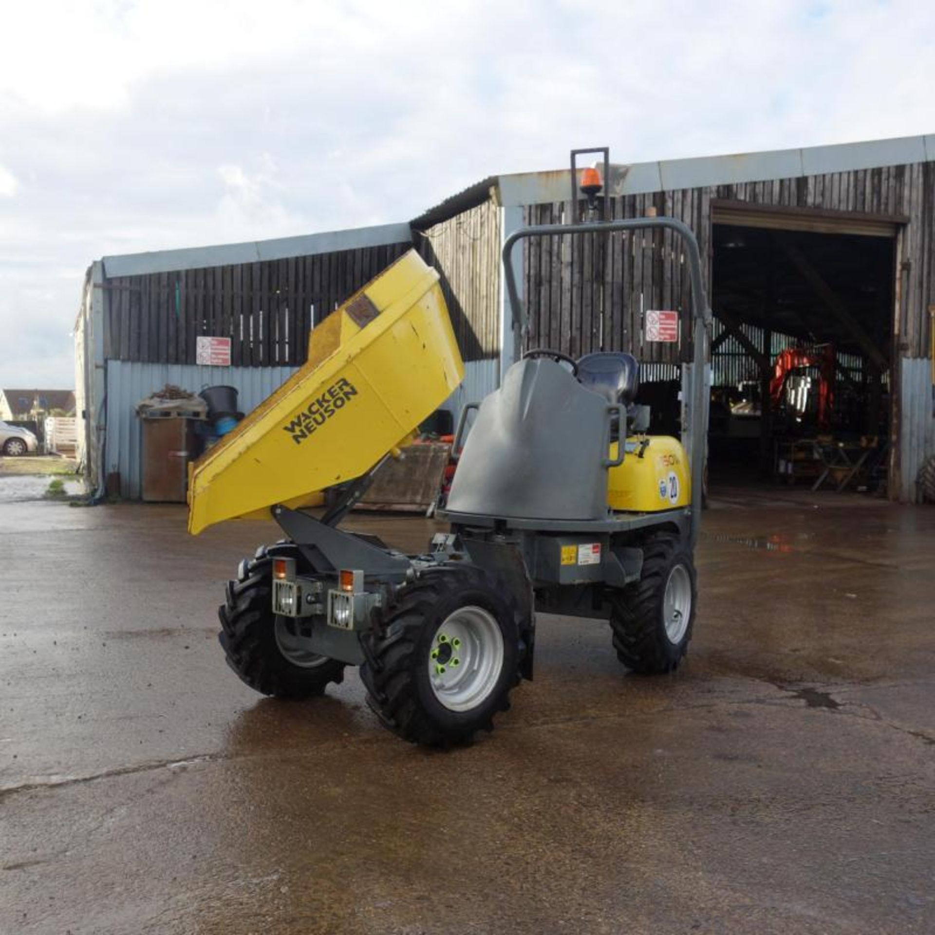 2015 WACKER NEUSON 1501S SWIVEL DUMPER, 482 HOURS FROM NEW - Bild 4 aus 11