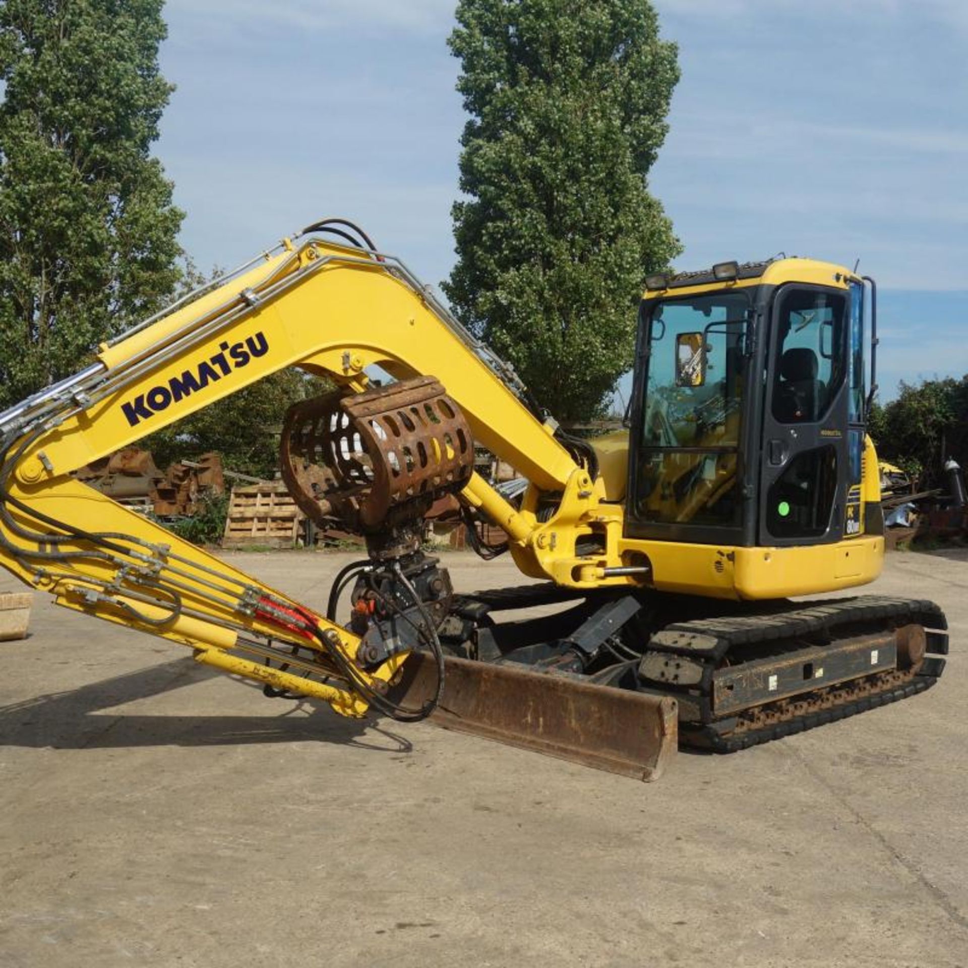 2011 Komatsu PC80-3 Zero Swing Digger, 3118 Hours