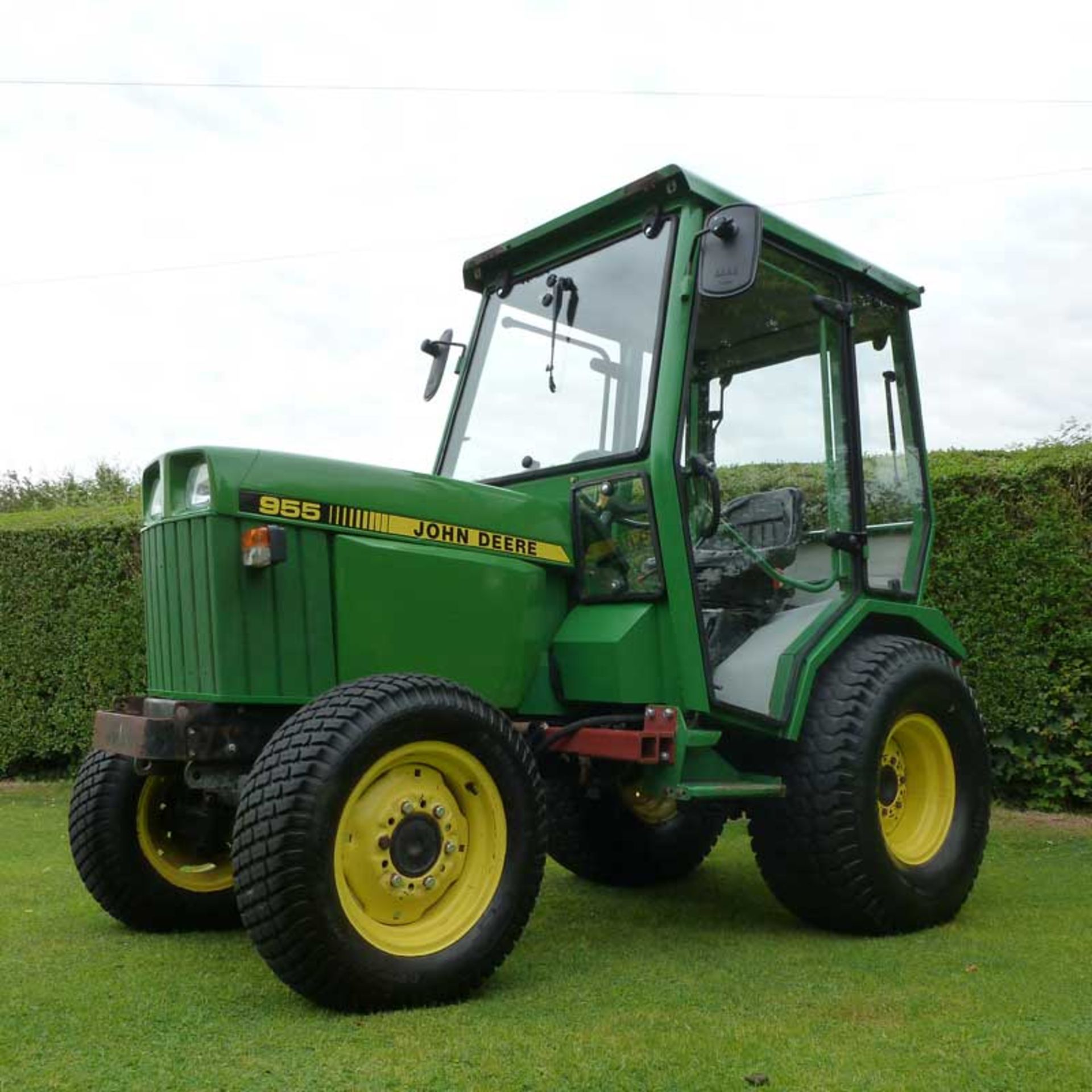 1992 John Deere 955 Compact Tractor With Full Mauser Cab - Bild 2 aus 3