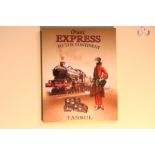 RETRO ADVERTISING PRINT FOR ORIENT EXPRESS ON BLOCK - 50CM X 40CM