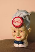 VINTAGE COCA COLA MONEYBOX IN CAST IRON - COLLECTORS ITEM