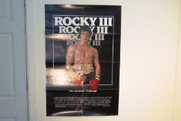 ORIGINAL USED CINEMA POSTER (1983) - ROCKY III
