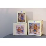 3 x LEONARDO COLLECTION PAINT BOX POPPETS BY CHRISTINE HAWORTH