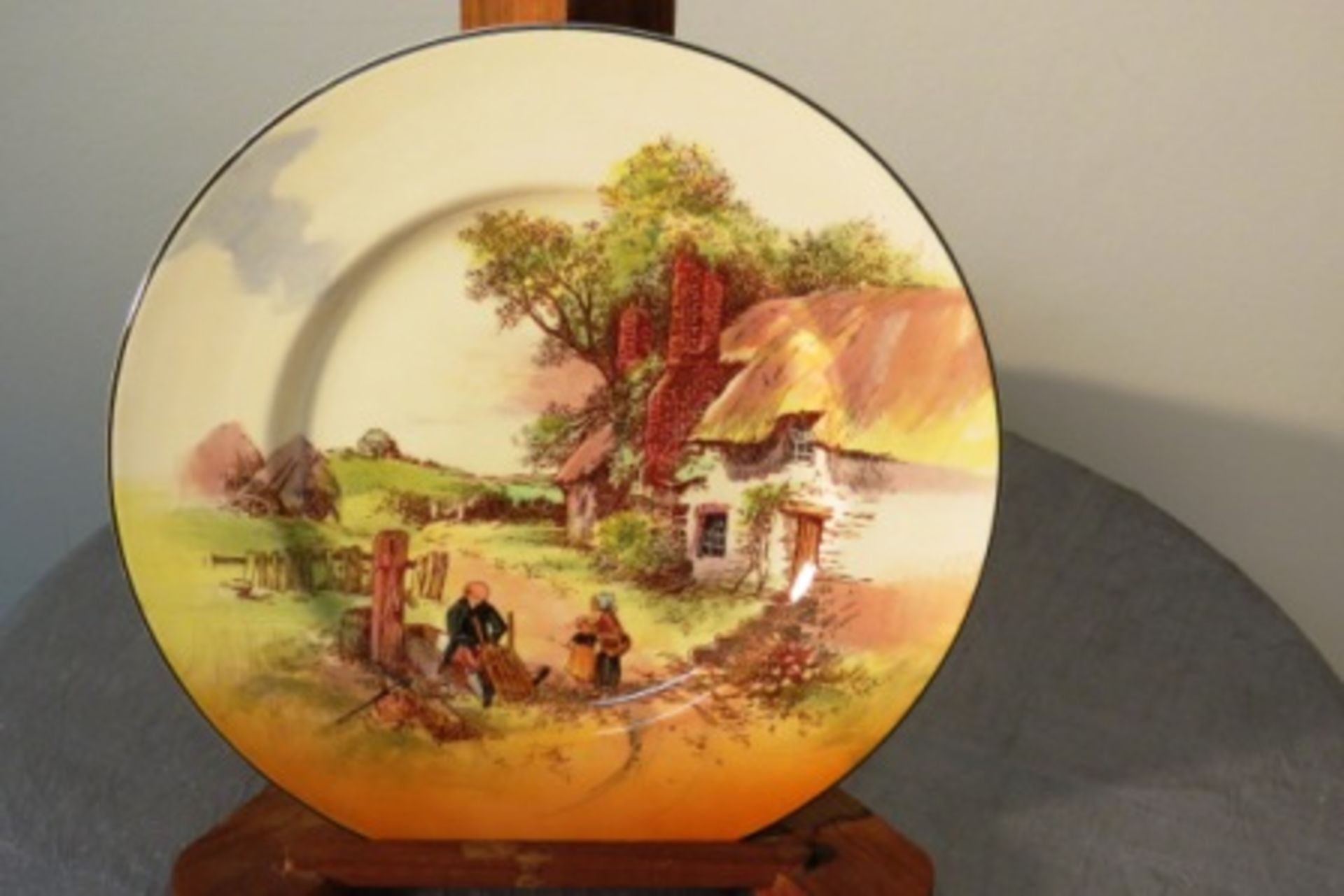 ROYAL DOULTON PLATE - RUSTIC ENGLAND - D6297