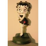 VINTAGE CAST IRON BETTY BOOP FIGURE - VERY COLLECTABLE - HEIGHT 36CM