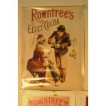 3 x VINTAGE ROWNTREES CHOCOLATE ADVERTISING POSTERS