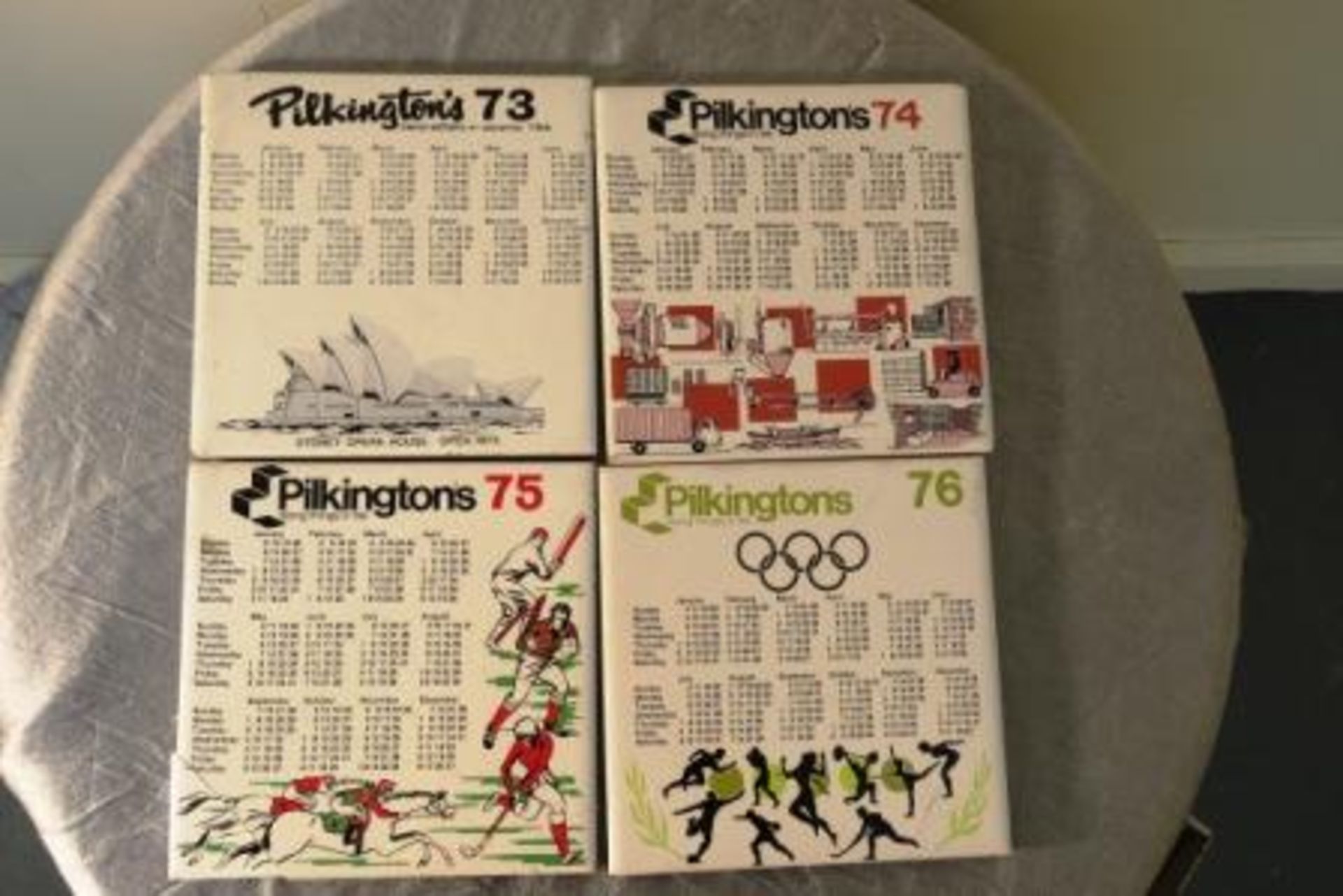 1970's COMMEMORATIVE SET OF PILKINGTON TILES