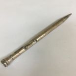 A vintage hallmarked silver Eversharp pencil. Length 13cm. Weight 19.43g