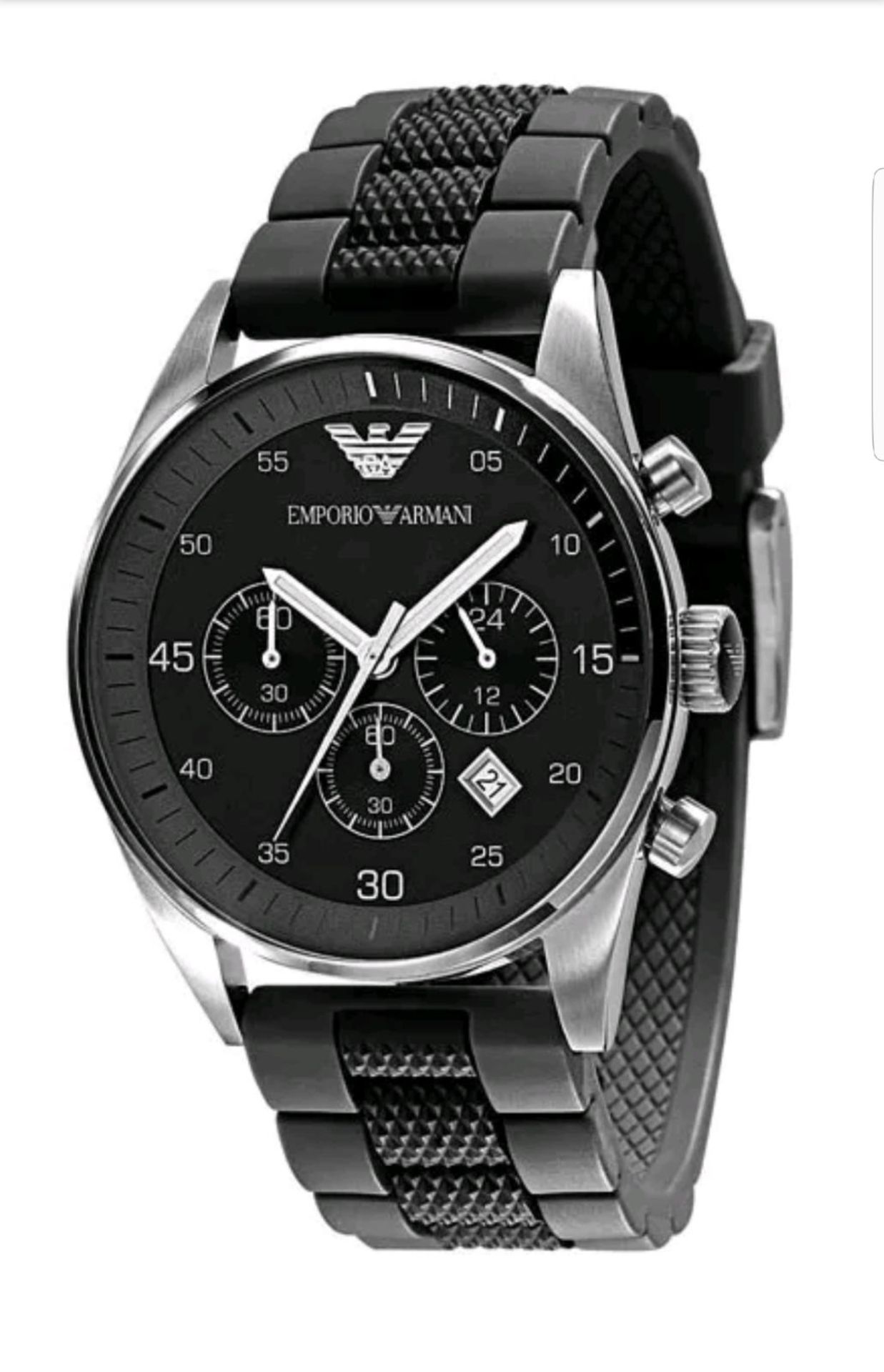 BRAND NEW EMPORIO ARMANI AR5866, GENTS DESIGNER WATCH WITH ORIGINAL PACKAGING, MANUAL AND