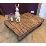 Vintage Trolly Cart Coffee Table