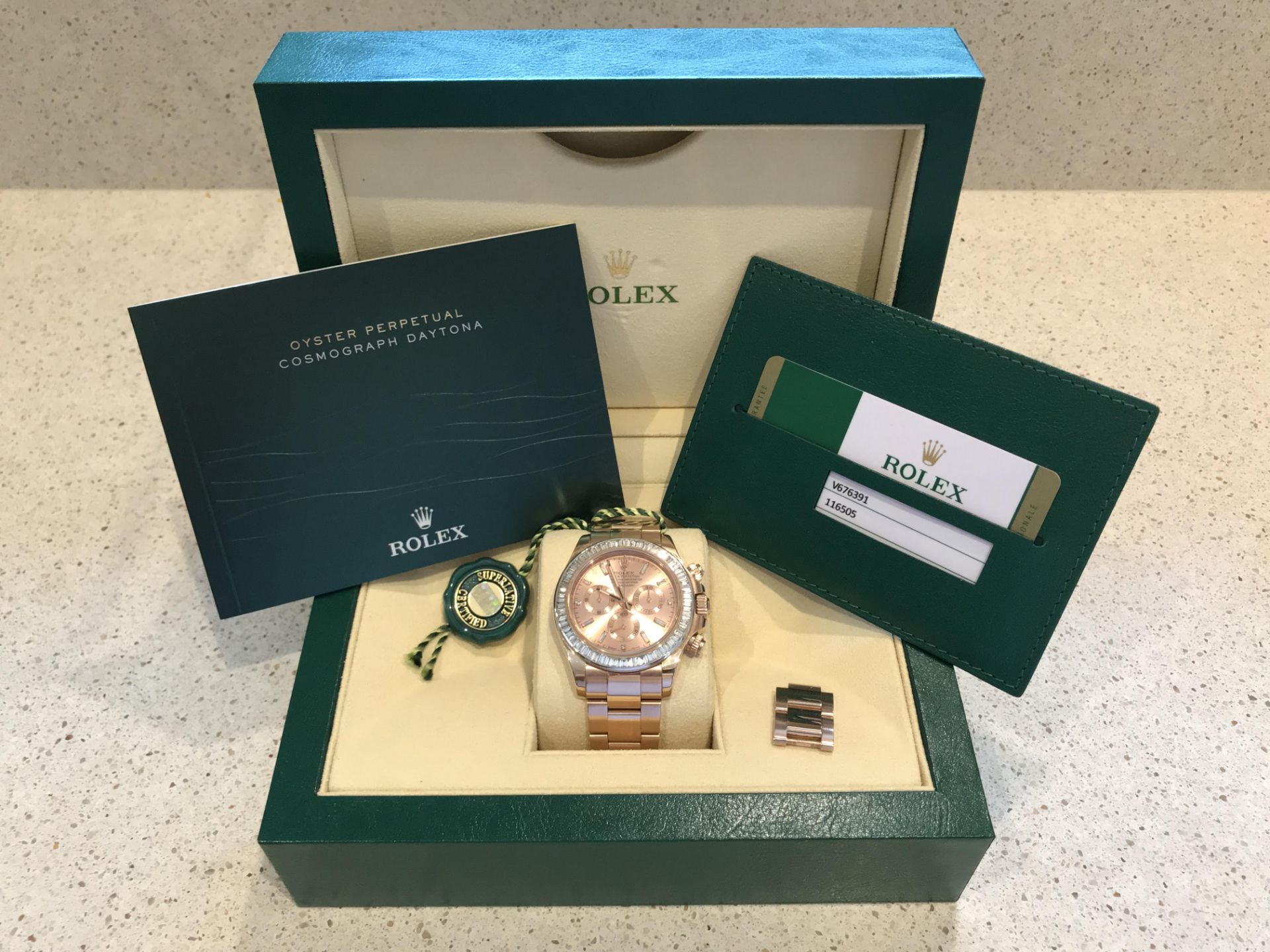 2016 Rolex Daytona 116505 Box & Papers (Princess Cut Baguette Bezel) - Image 11 of 13