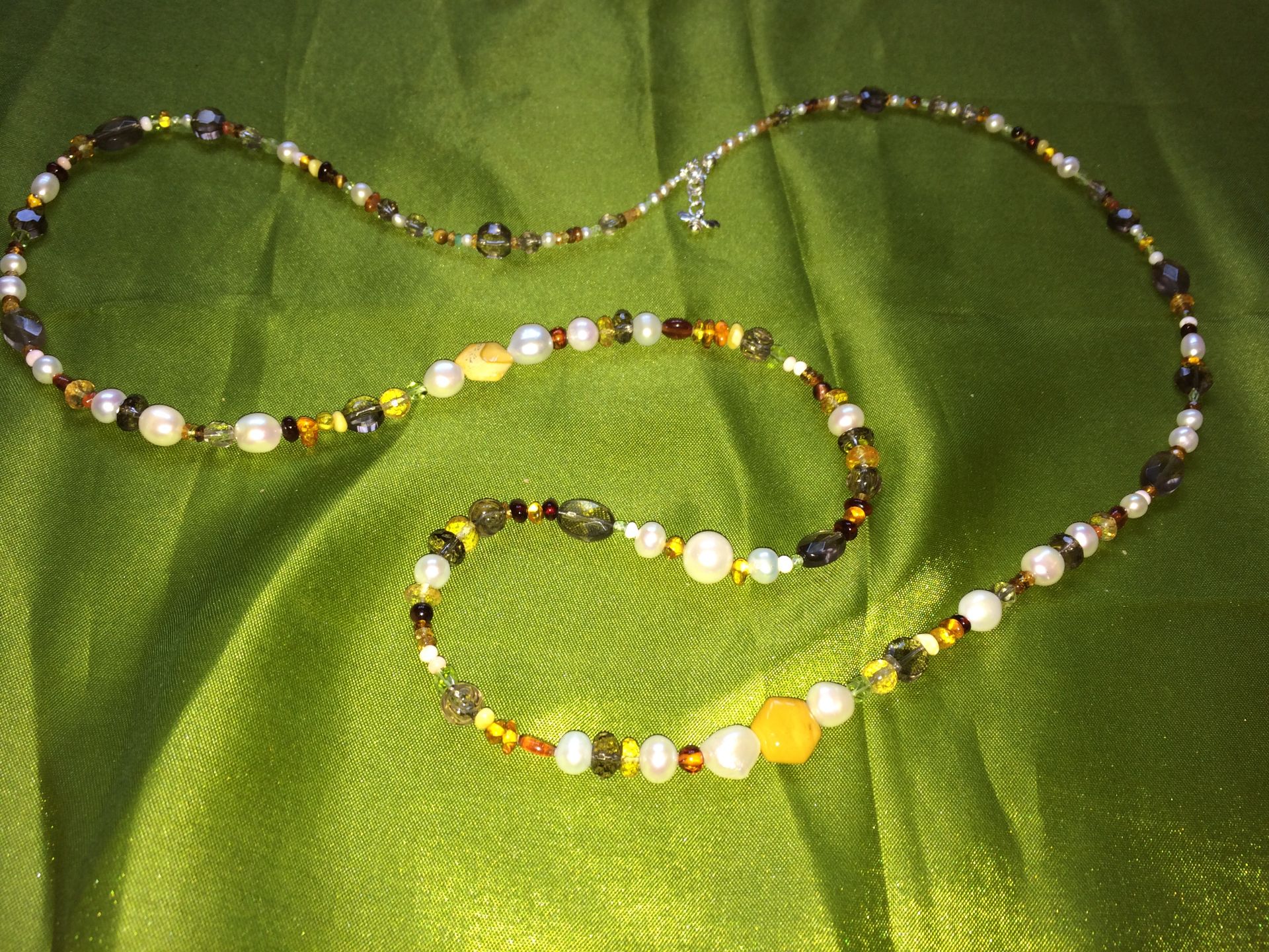 Sterling Silver and Gemstone Necklace - Image 2 of 4