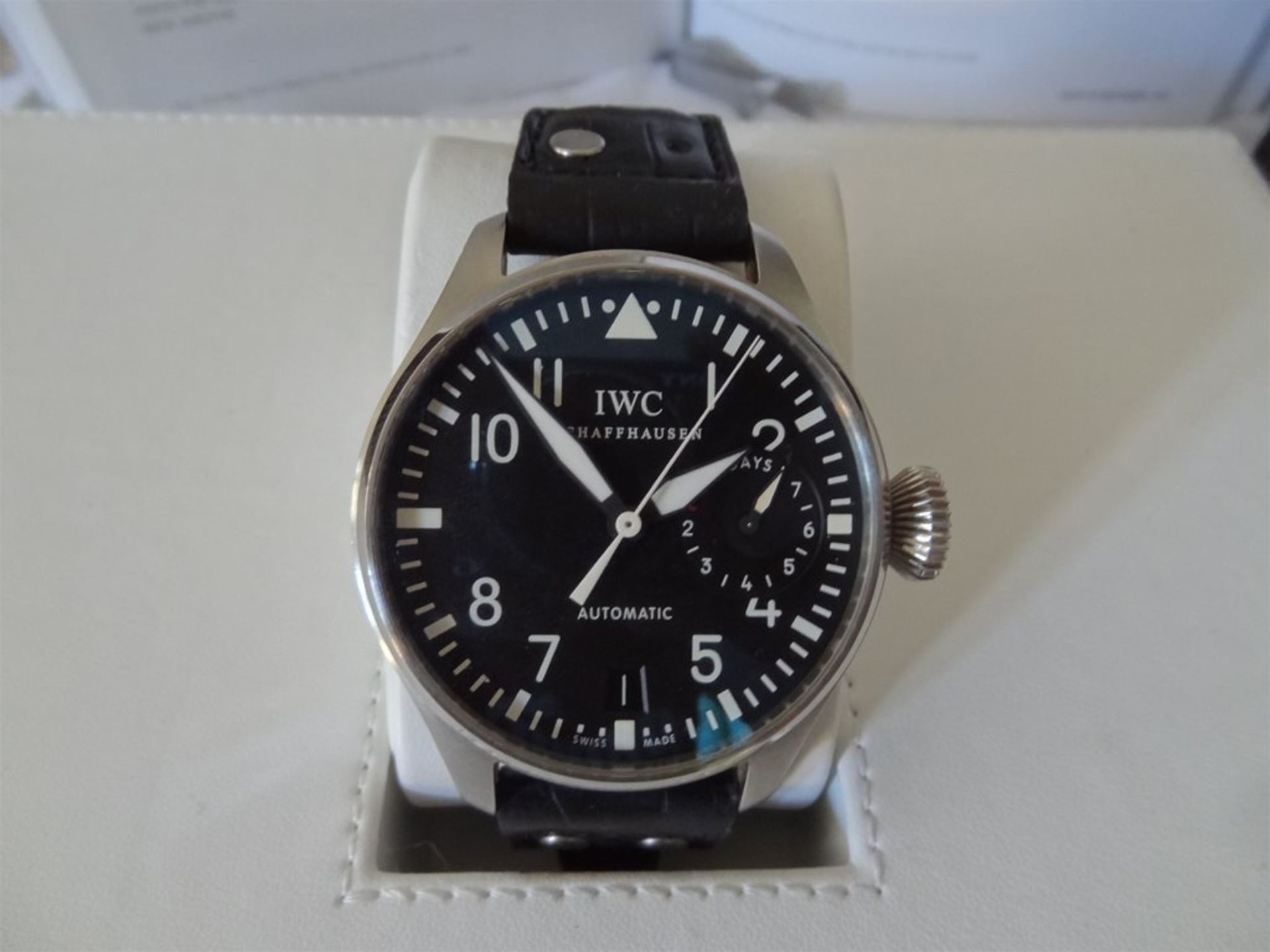 IWC Schaffhausen, Big Pilot Automatic Stainless Steel Gentlemans' Wristwatch IW500401 - Image 2 of 9