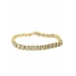 5.10ct Diamond Tennis Bracelet, 18ct Yellow Gold