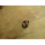 9 Carat Gold Half Sovereign Ring Mount, Full Hall Marked 375