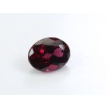 No Reserve: 2.28 Ct IGI Certified Almandine Garnet