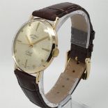 ROTARY Vintage 9ct Gold Mens Watch, Manual Wind