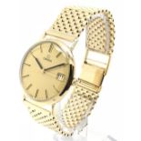 OMEGA Vintage 9ct Gold Mens Dress Watch - Manual Wind - Excellent Condition