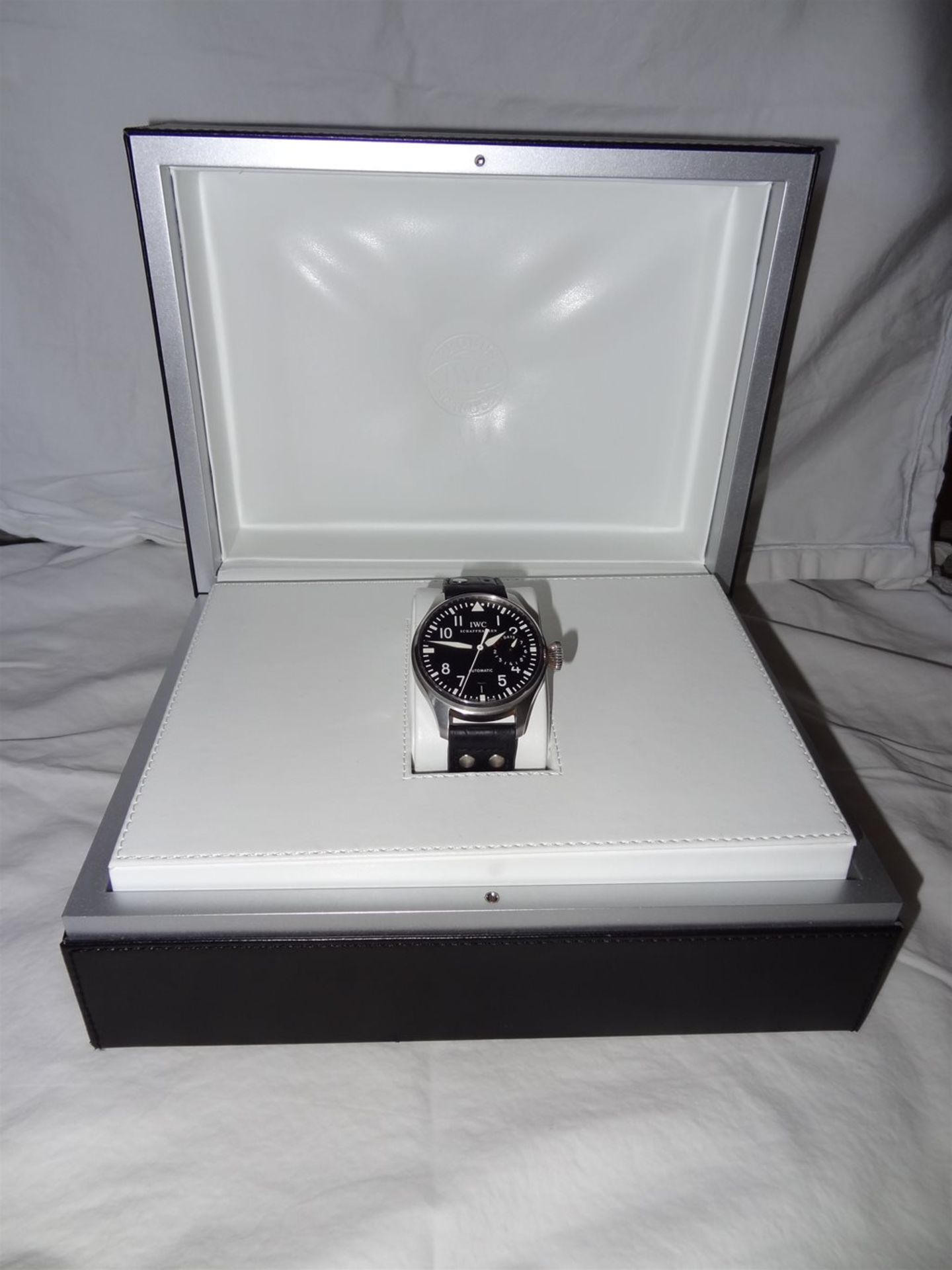 IWC Schaffhausen, Big Pilot Automatic Stainless Steel Gentlemans' Wristwatch IW500401 - Image 6 of 9
