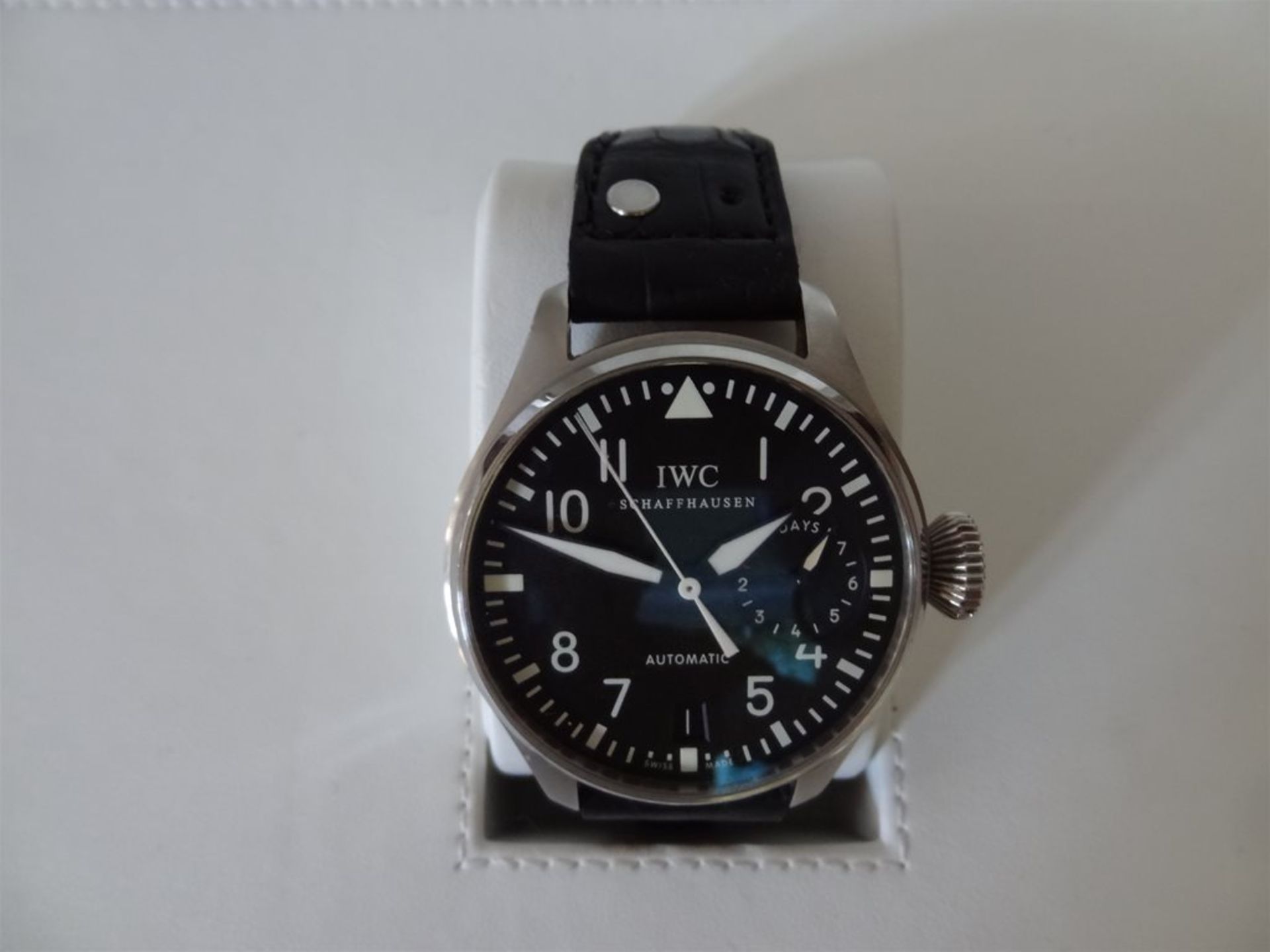 IWC Schaffhausen, Big Pilot Automatic Stainless Steel Gentlemans' Wristwatch IW500401 - Image 7 of 9