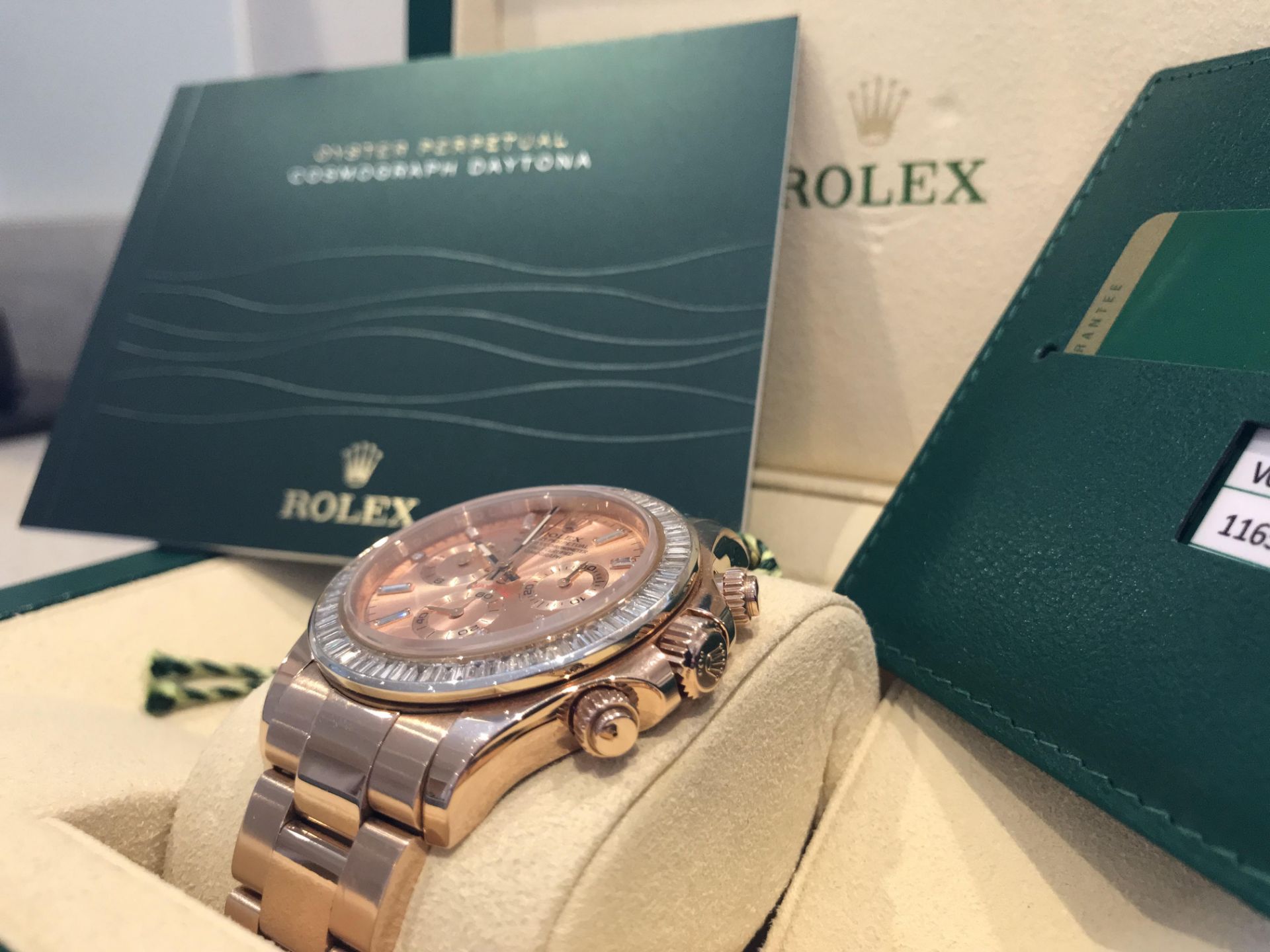 2016 Rolex Daytona 116505 Box & Papers (Princess Cut Baguette Bezel) - Image 4 of 13