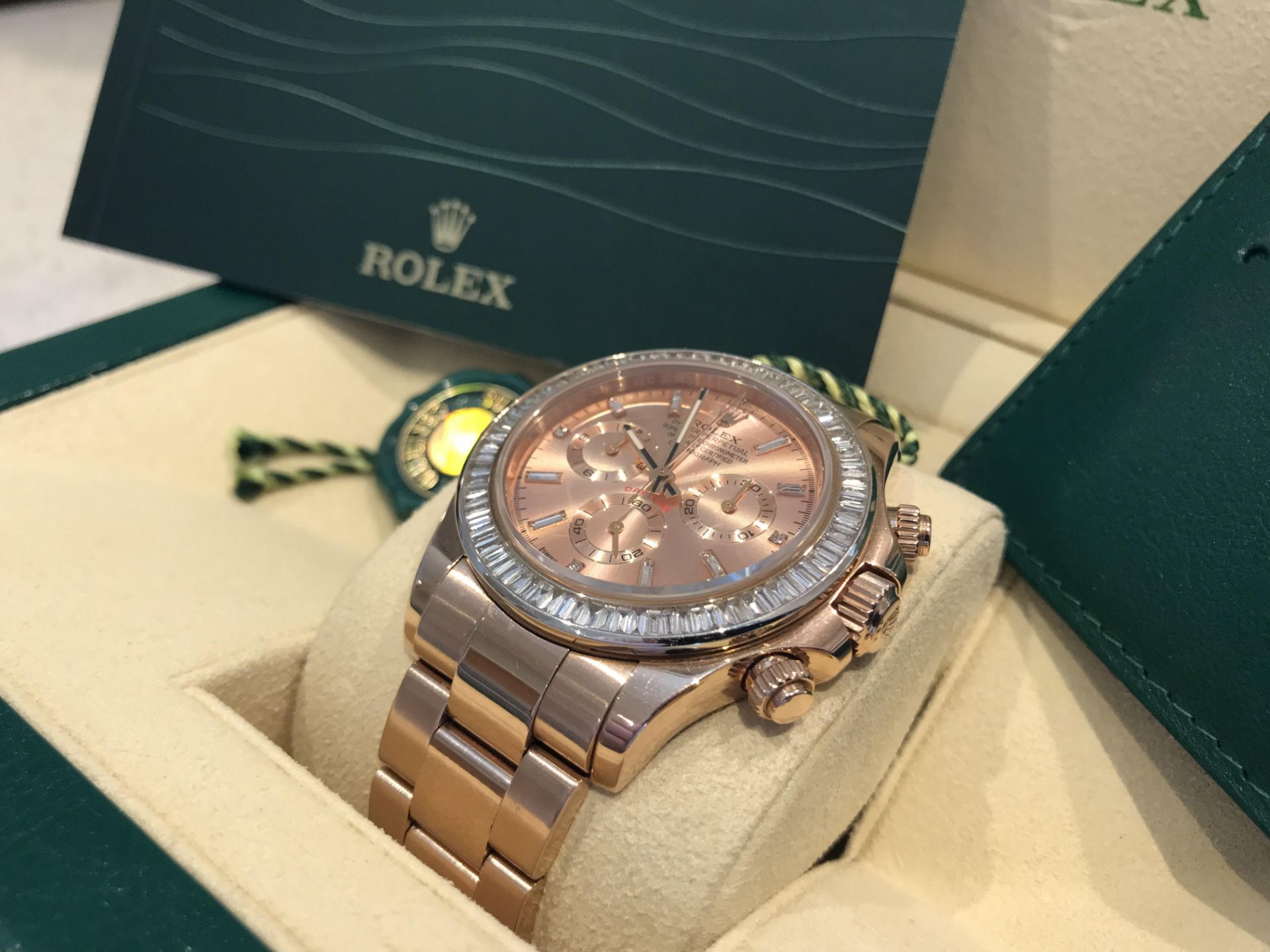 2016 Rolex Daytona 116505 Box & Papers (Princess Cut Baguette Bezel) - Image 6 of 13