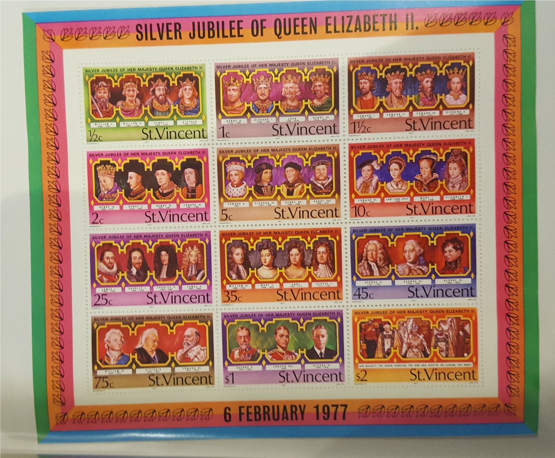 Vintage Stamp & FDC Album British Commonwealth Commemoratives 400 plus stamps - Bild 6 aus 11