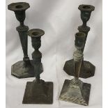 Antique Vintage 4 x Candle Sticks NO RESERVE