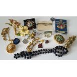 Vintage Retro Parcel of Costume Jewellery NO RESERVE