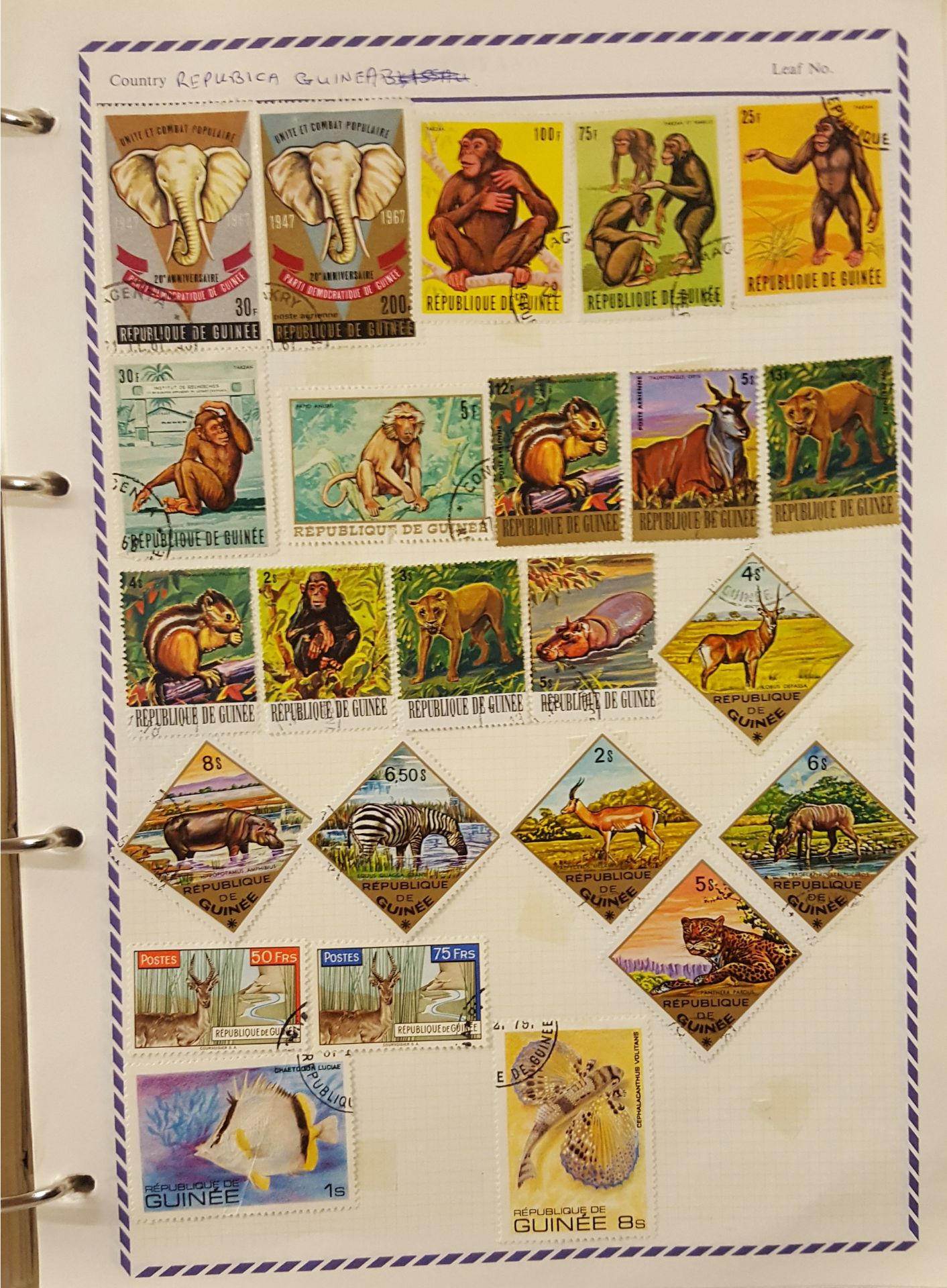 Philatelia Stamp Album Loose Leaf 600 Plus Great Britain Commonwealth & World Stamps - Image 5 of 8