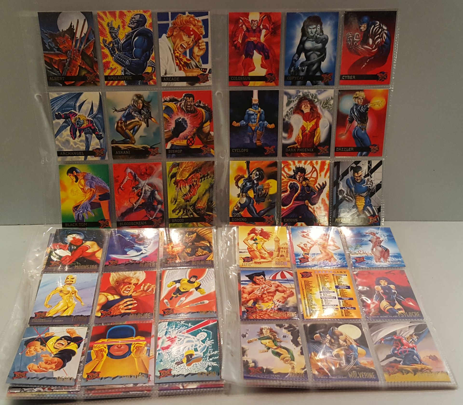 Vintage Retro Marvel Comics 1995 Fleer Ultra Trading Cards