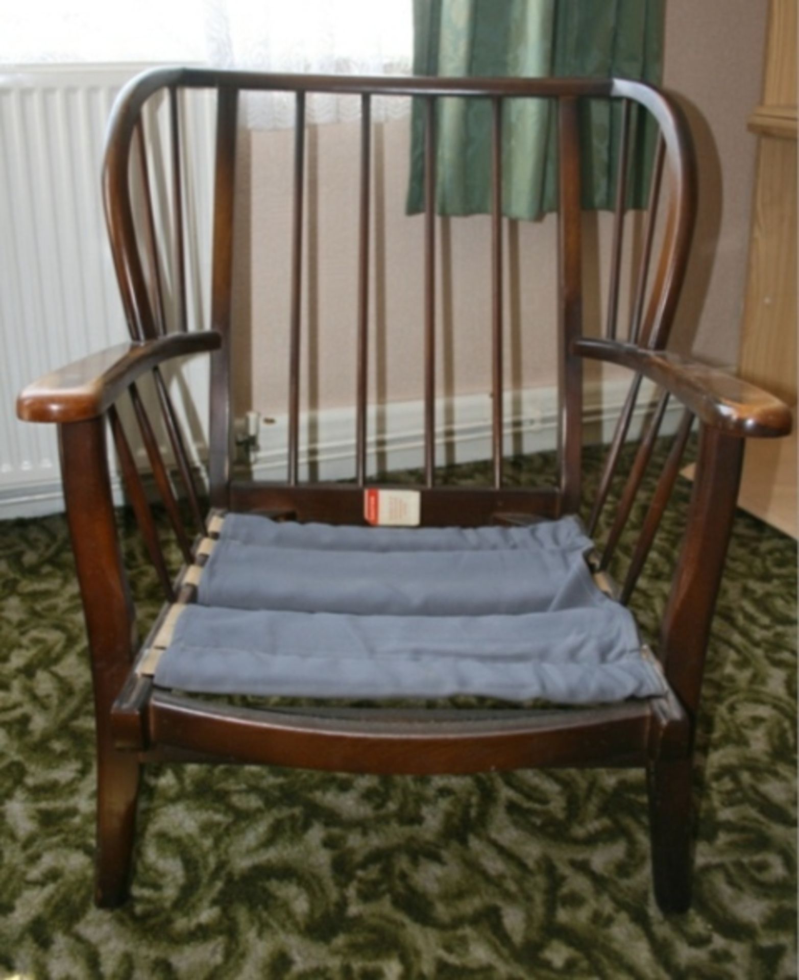 Vintage Retro Ercol Style Three Piece Suite. Settee, Arm Chair & Rocking Chair NO RESERVE - Image 2 of 3
