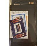 Vintage Stamp & FDC Album British Commonwealth Commemoratives 400 plus stamps