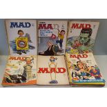 Vintage Retro 16 x MAD Magzines c1960's