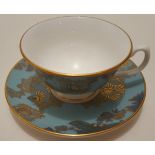 Vintage Retro Fortnum & Mason High Tea Tea Cup & Saucer Butterfly Motif