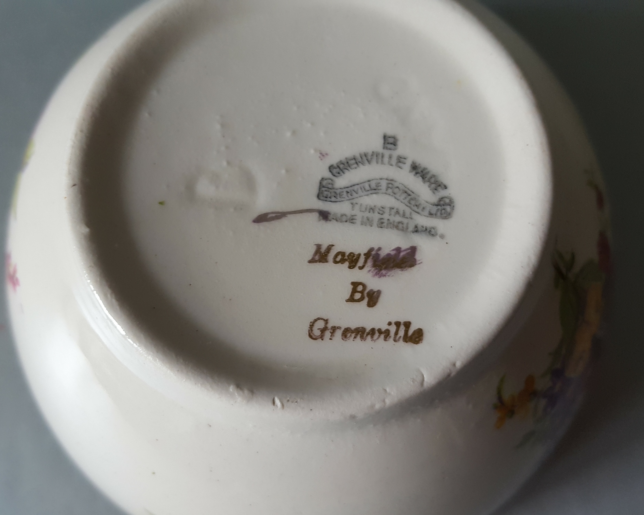 Vintage Retro Box of Grenville Ware China & Pottery Tea Service NO RESERVE - Image 2 of 2