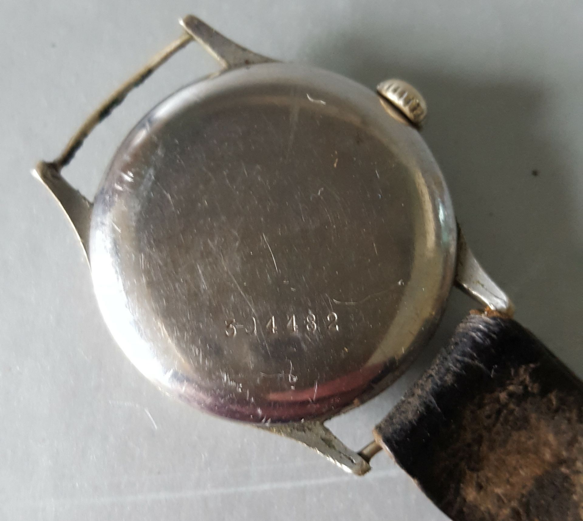 Military German Kriegsmarine KM Alpina Wrist Watch - Bild 2 aus 2