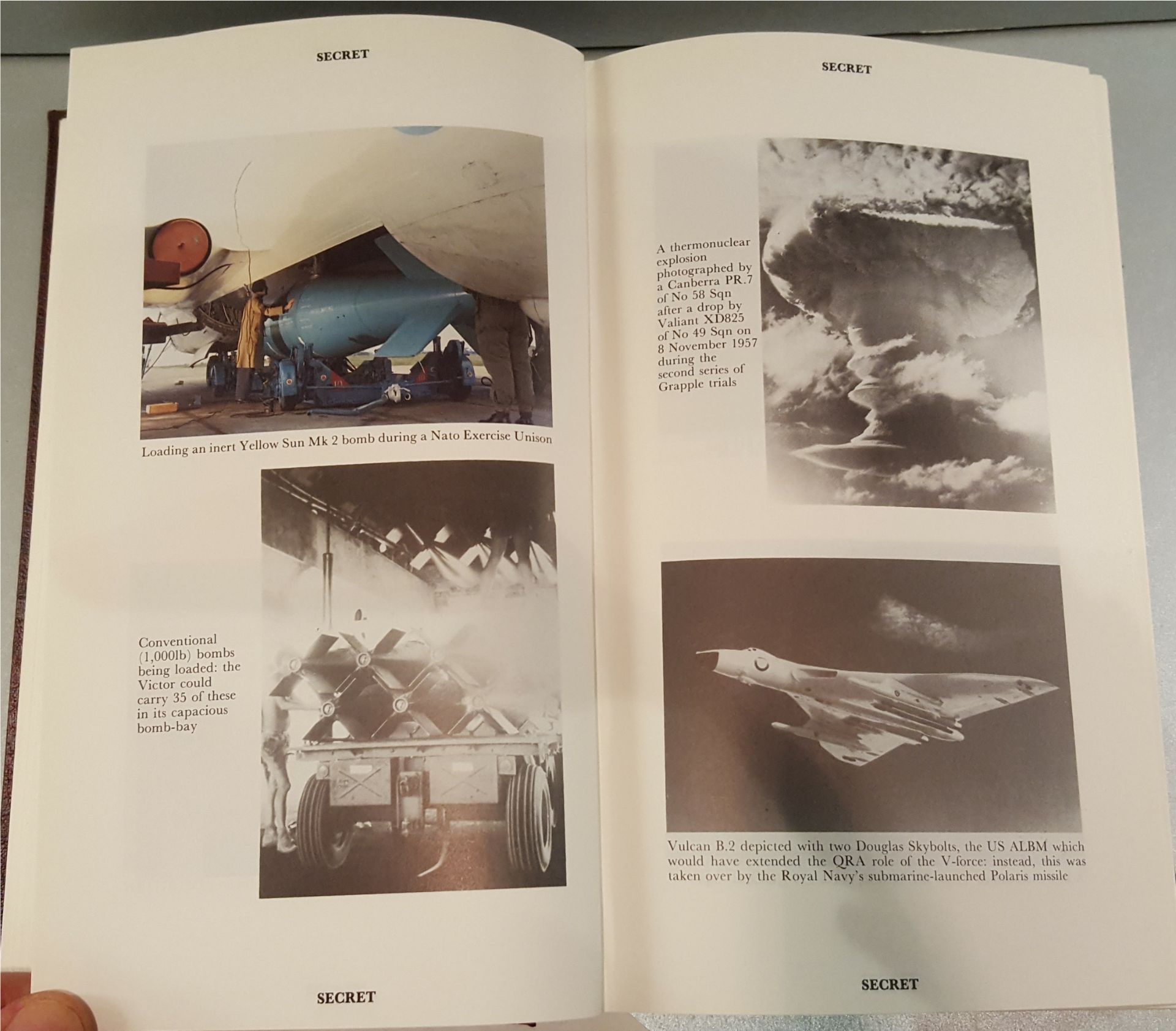 Vintage Militaria 1st Proof Ed Book Was Designated Secret The RAF Strategic Nuclear Deterrent Forces - Image 8 of 13
